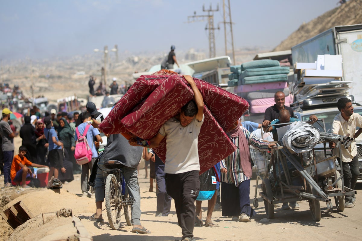 Stalked by bombs and gunfire, Palestinians flee Gaza City on the 'road of death'
